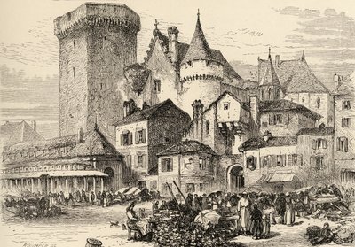 Angouleme, France, illustration from 